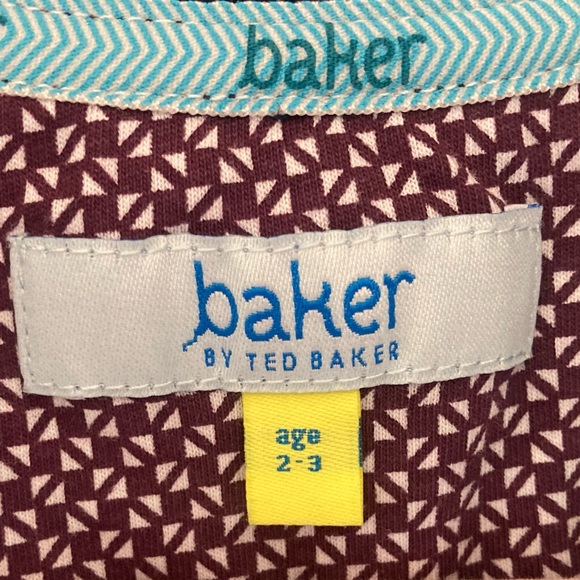 Ted Baker striped half-zip shirt, 2-3 years - Picture 3 of 12